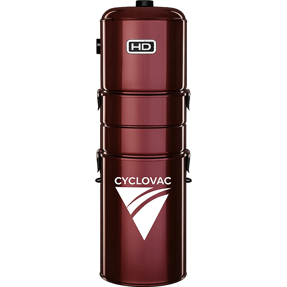 Cyclovac HD cyclonic interceptor for central vacuum