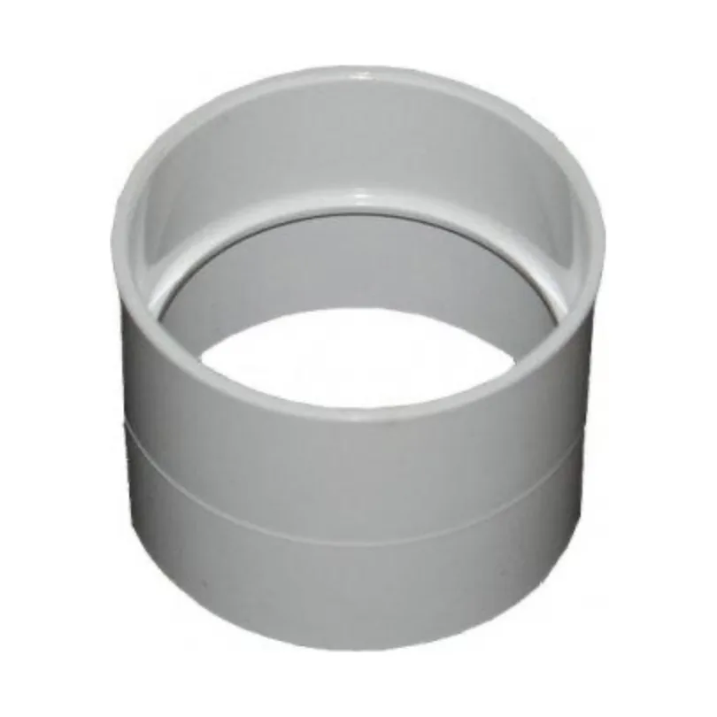PVC coupling with stop ring Ø50 mm
