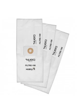 Husky dust bag 23 L polypropylene — pack of 3