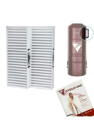 Cyclovac carbon dust filter — pack of 2
