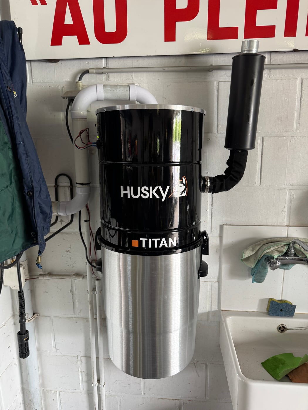 Après — centrale Husky Titan sur le réseau existant